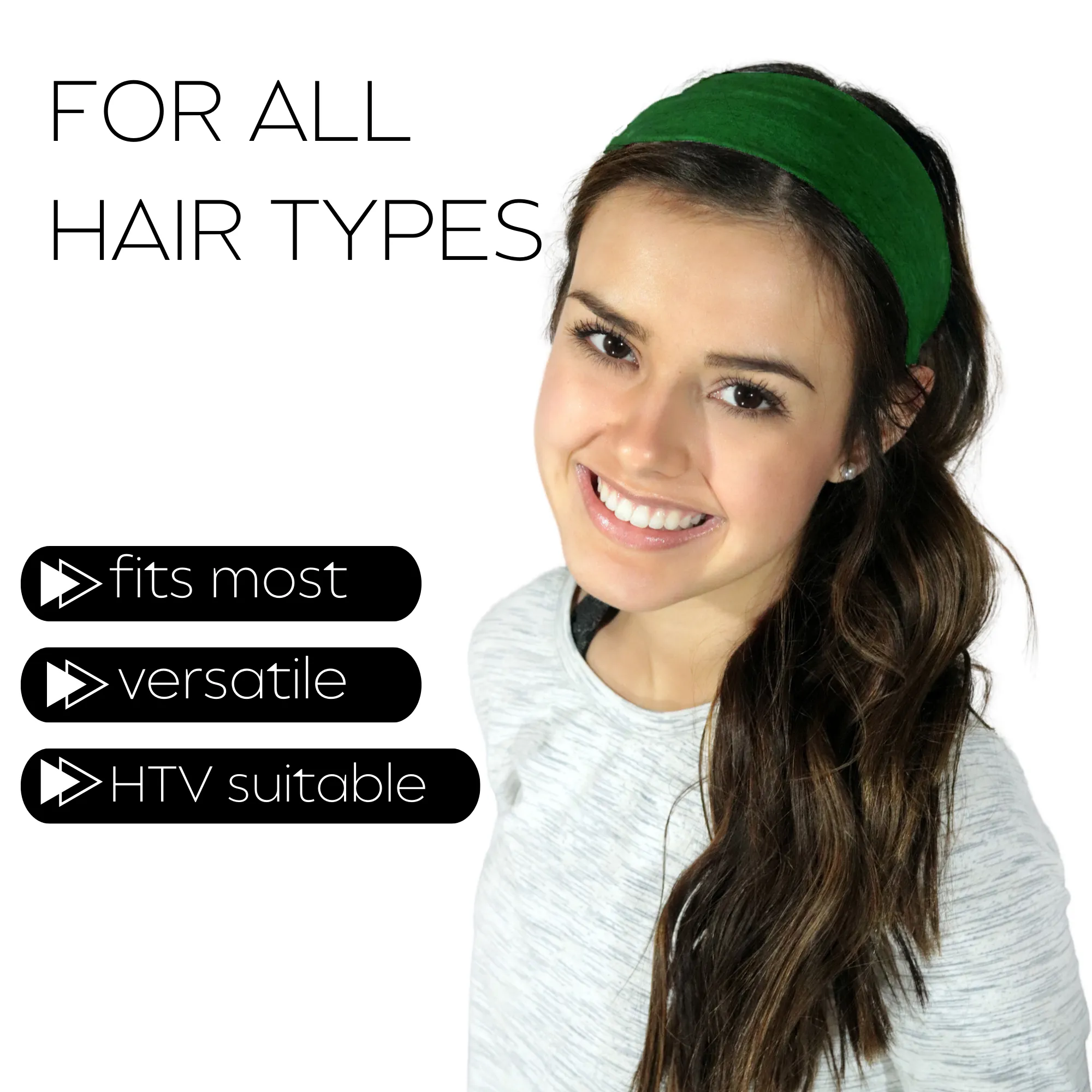Green Cotton Headband