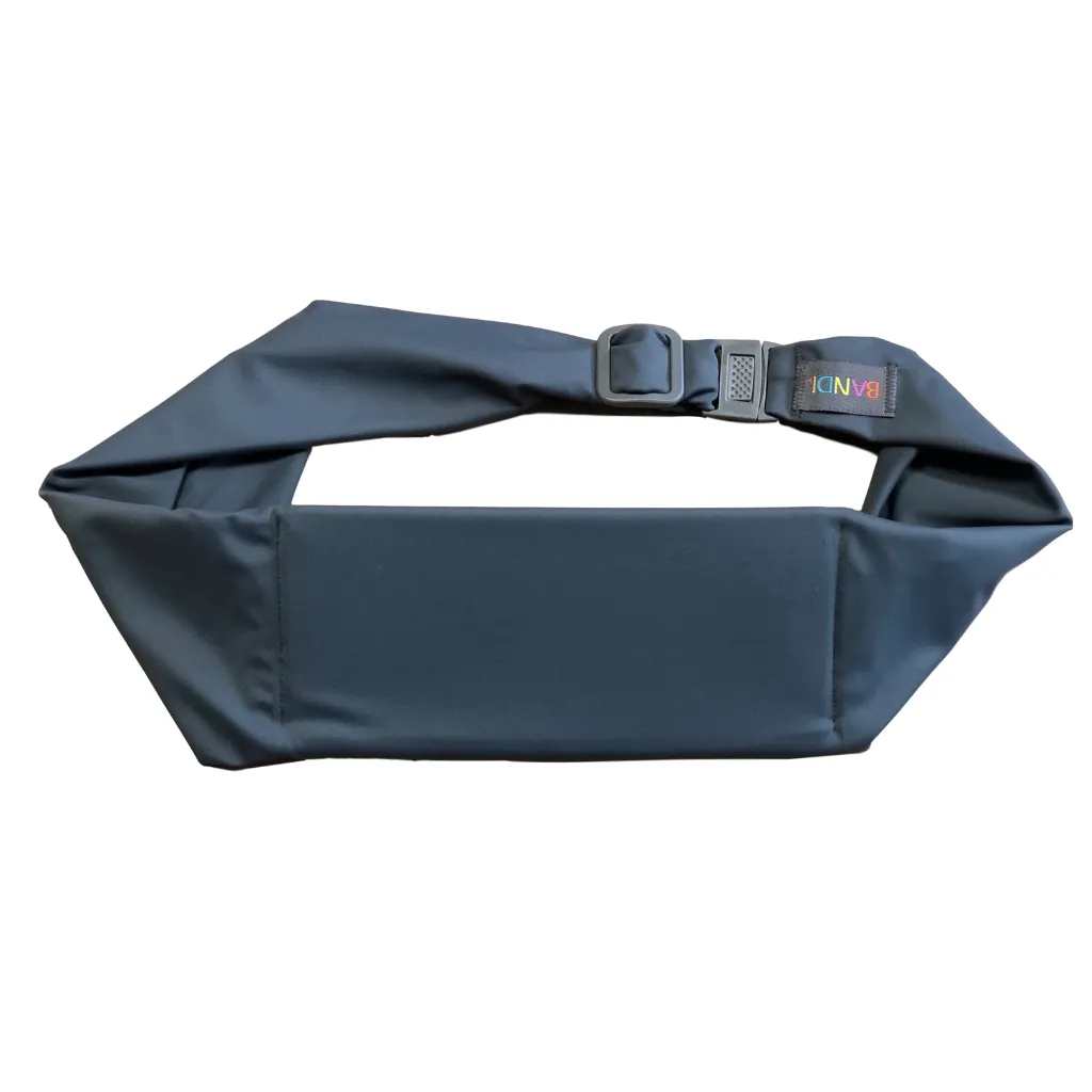 Grey Pocketed Belt