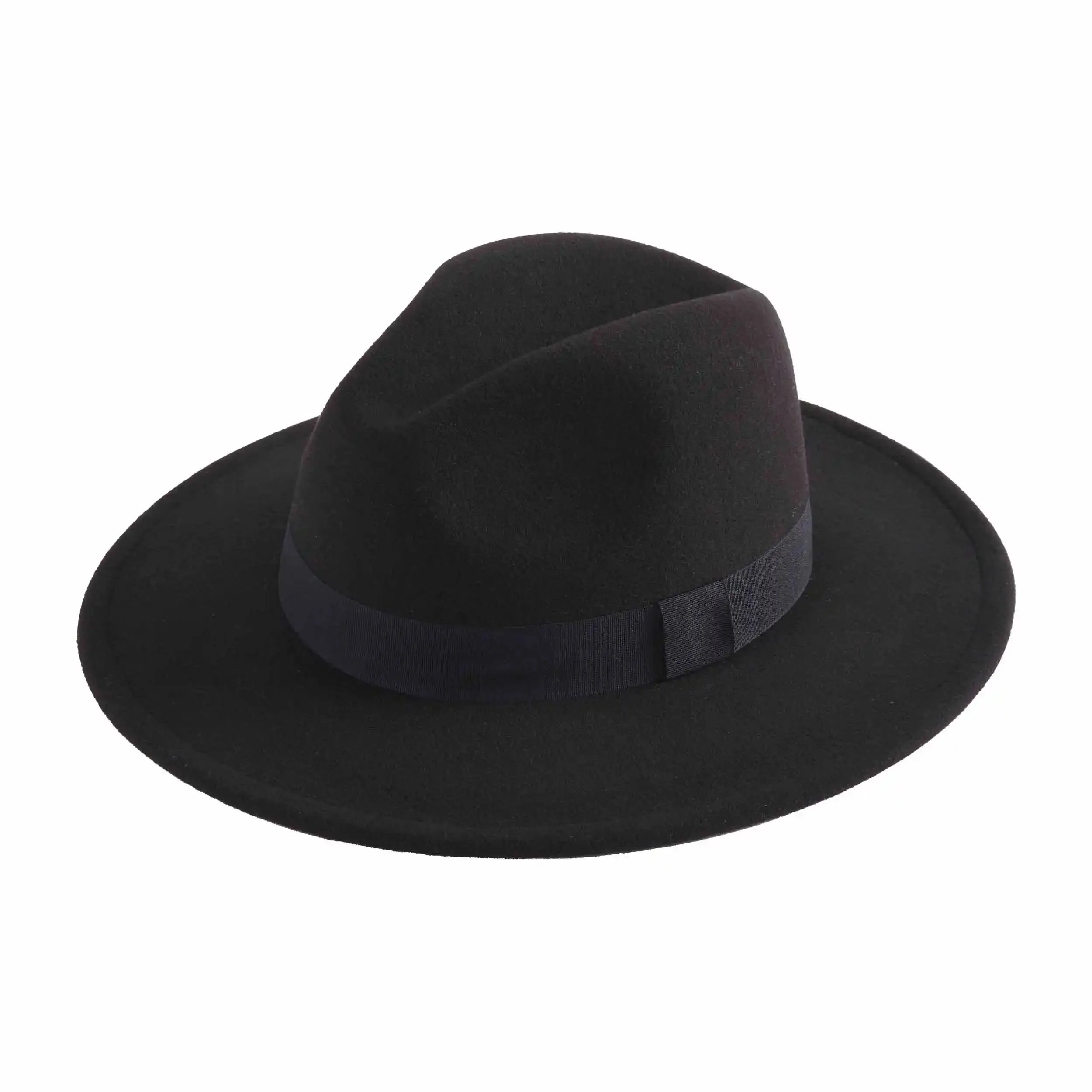 Grosgrain Fedora Black - ONLINE ONLY