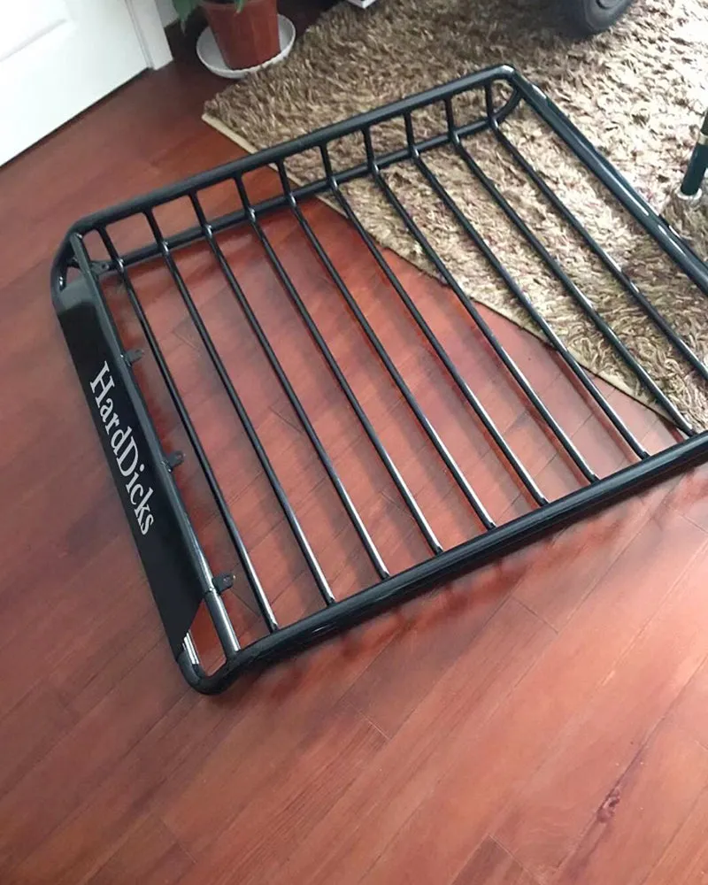 HardDicks roof rack , durable, easy install, rust resistant, for camping equipment, luggage and more