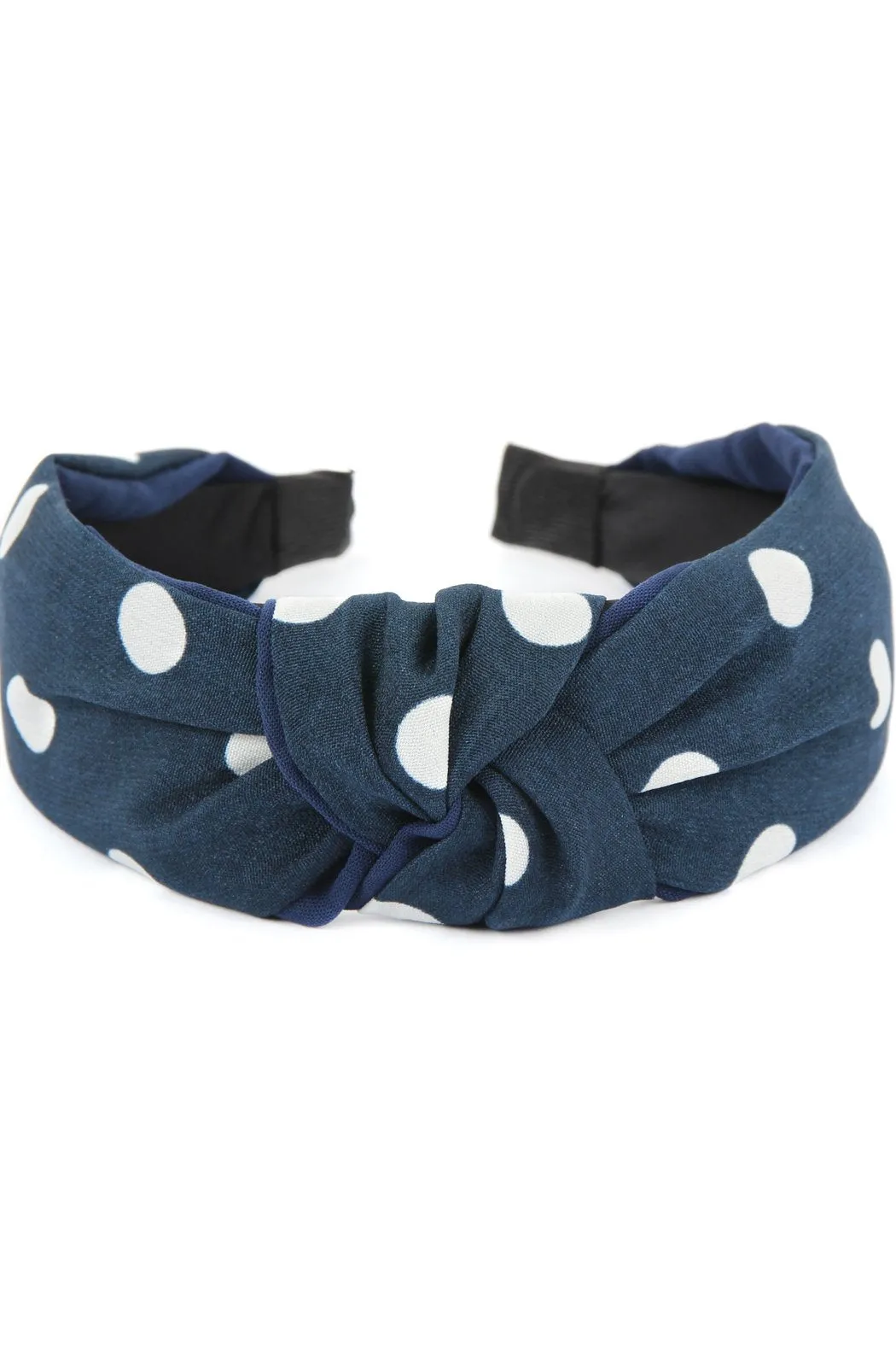 Hdh2365 - Polka Dots Tied Hair Band