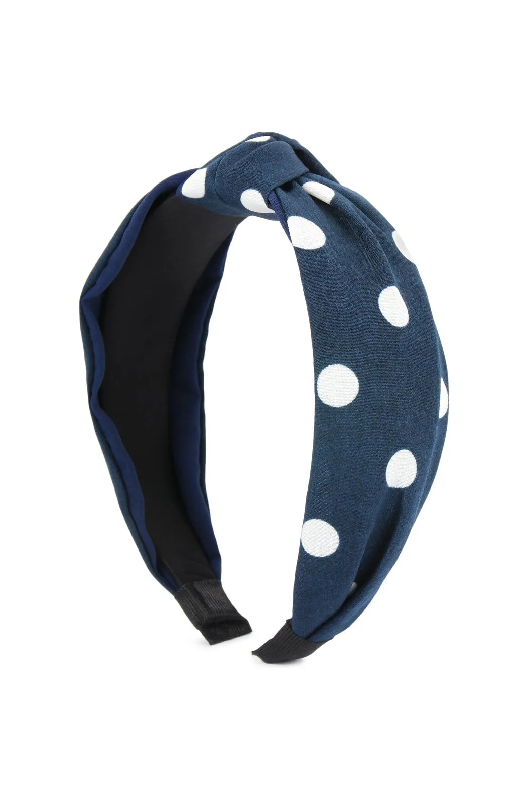 Hdh2365 - Polka Dots Tied Hair Band