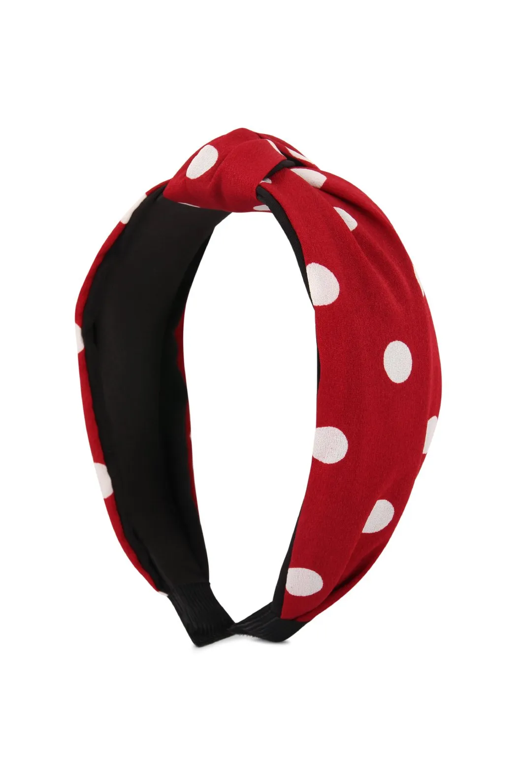 Hdh2365 - Polka Dots Tied Hair Band