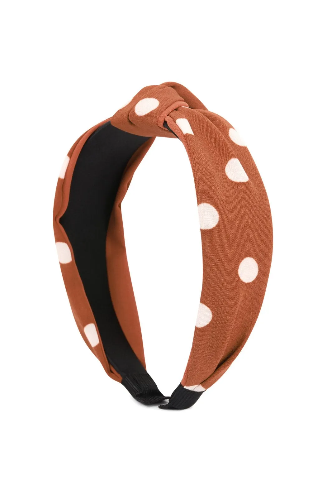 Hdh2365 - Polka Dots Tied Hair Band