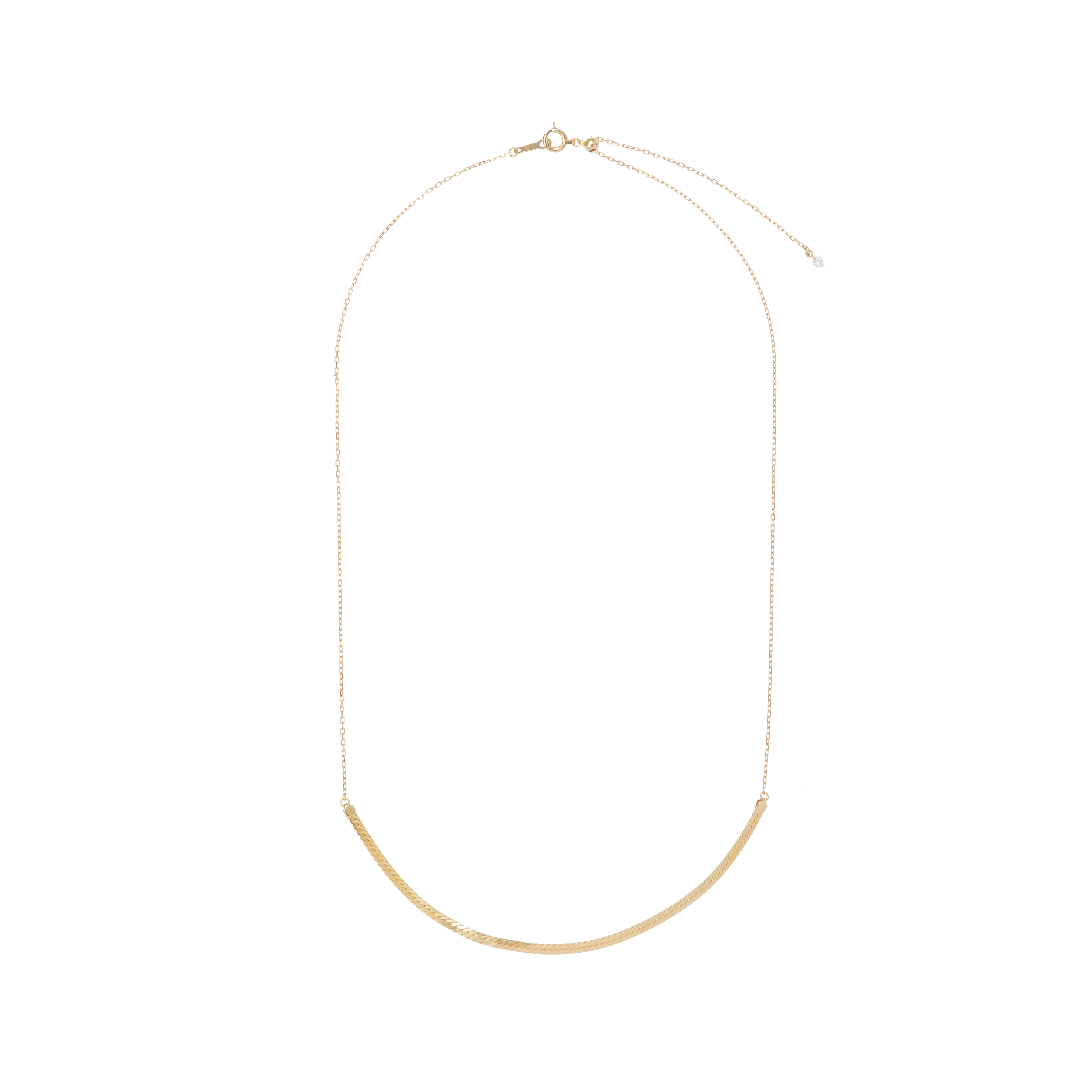 Herringbone chain necklace