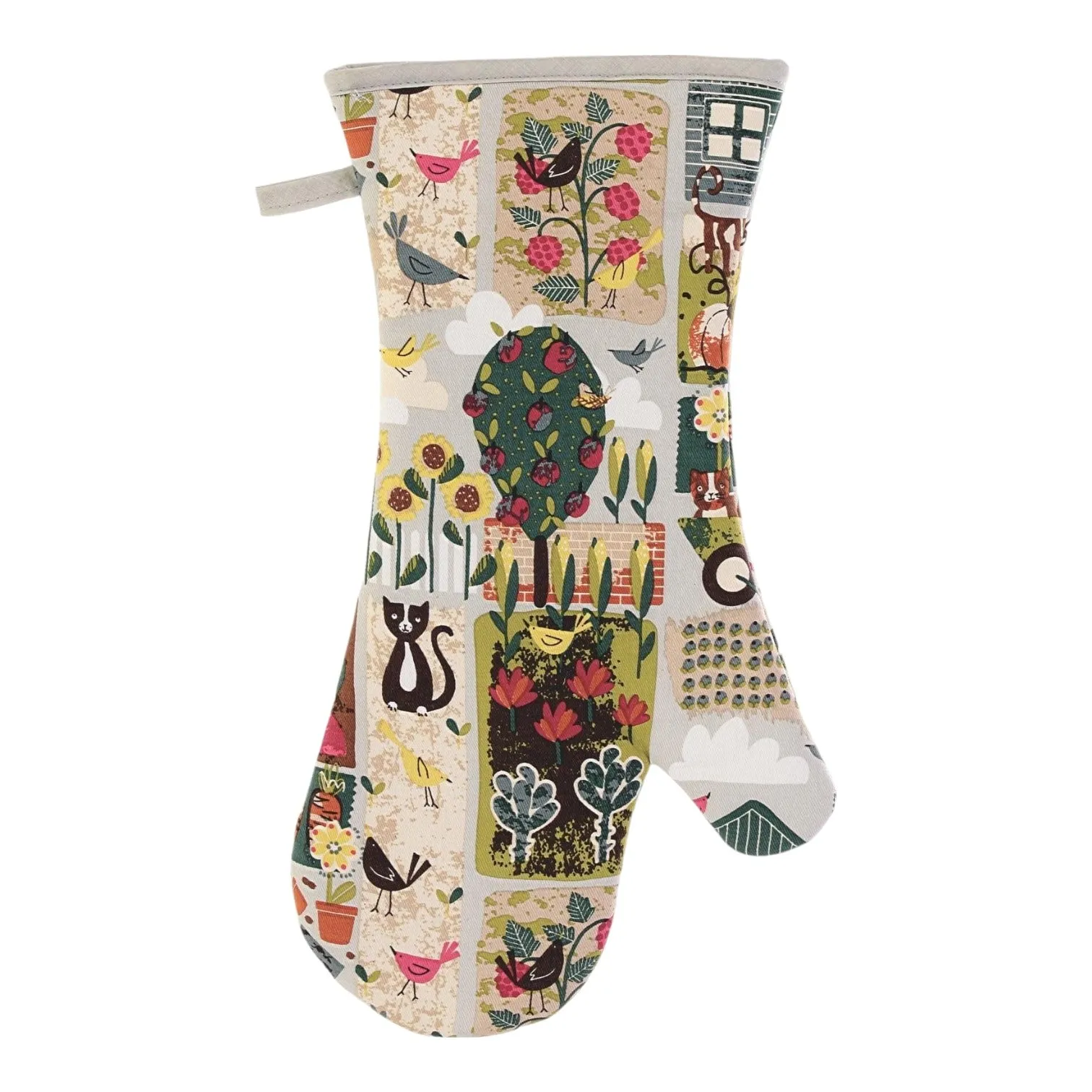 Home Grown Luxury Cotton Gauntlet Oven Mitt