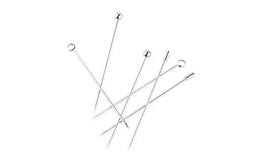 I-MART Stainless Steel Cocktail Picks Martini Picks Set (Pack of 15)