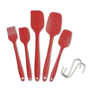 Ideal house heat resistant food grade non-stick silicone spatula set