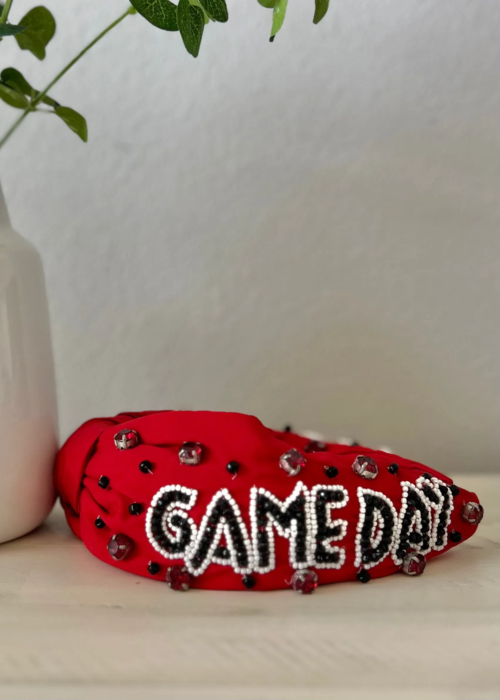 Jeweled   Beaded GAMEDAY Headband