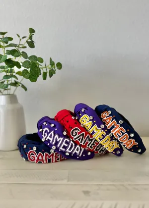 Jeweled   Beaded GAMEDAY Headband