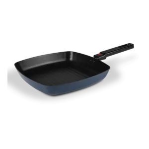 Kampa 24cm Non Stick Square Frying Pan Midnight