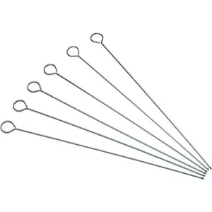KitchenCraft Pack of Six 30cm Flat Sided Skewers
