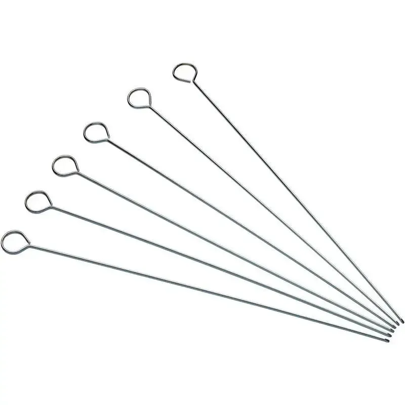 KitchenCraft Pack of Six 30cm Flat Sided Skewers
