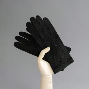 Ladies Dress Gloves from Black Carpincho Leather