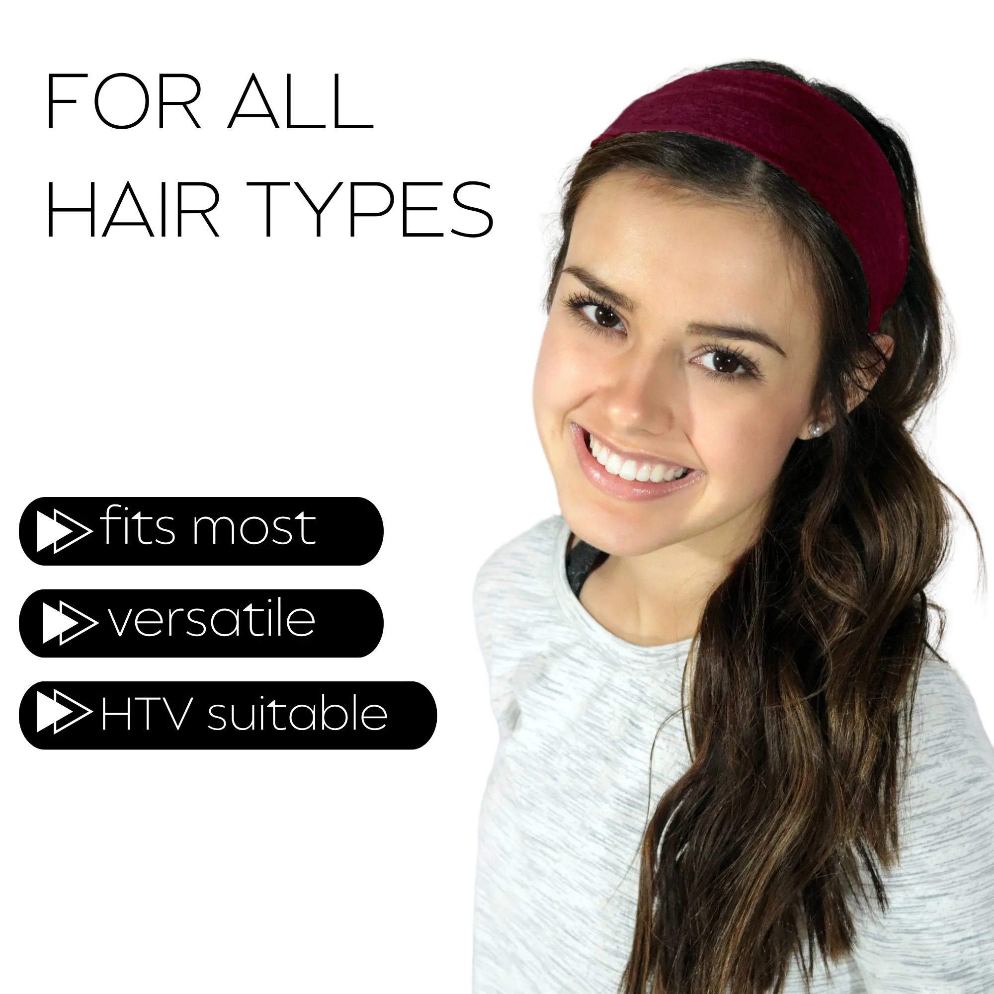 Maroon Cotton Headband