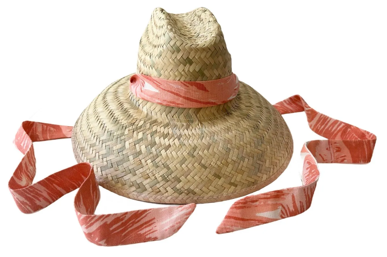 Meg Braff Designs "Beverly Hills" Fabric Hat Ribbon - Hibiscus Pink