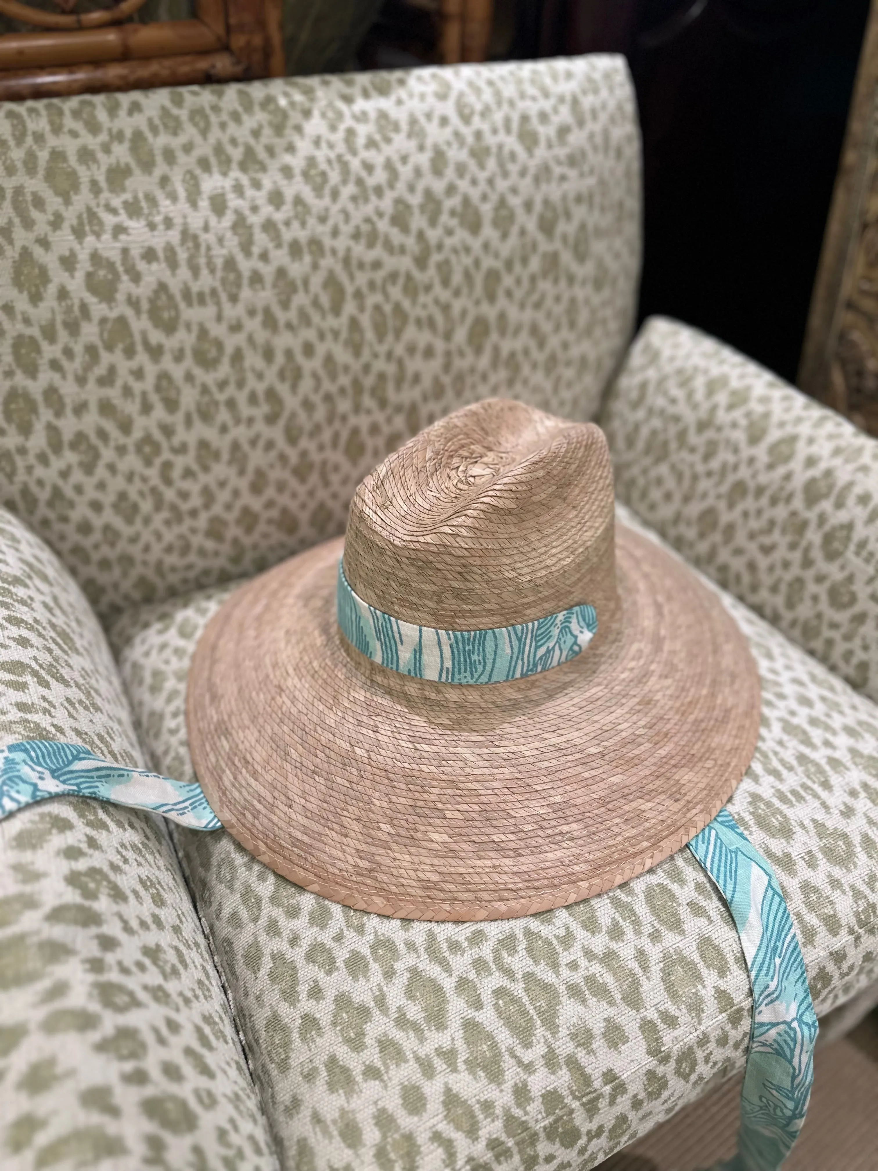 Meg Braff Designs "Picwic Stripe" Fabric Ribbon - Turquoise