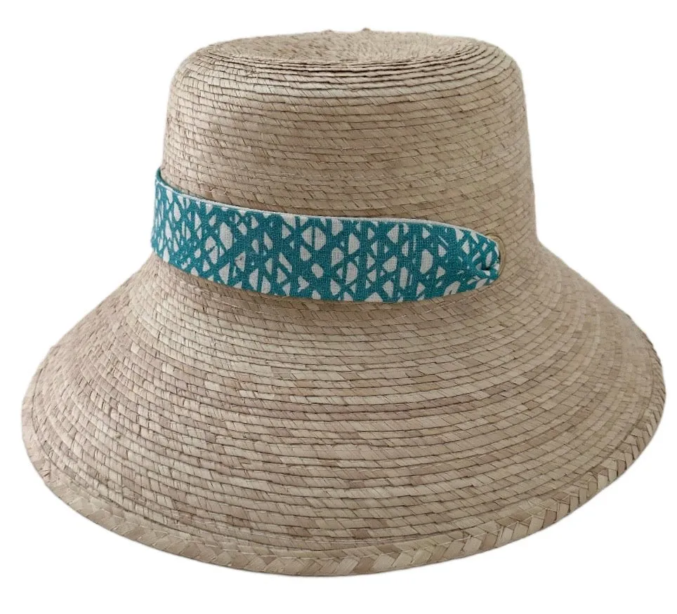 Meg Braff Designs "Picwic Stripe" Fabric Ribbon - Turquoise