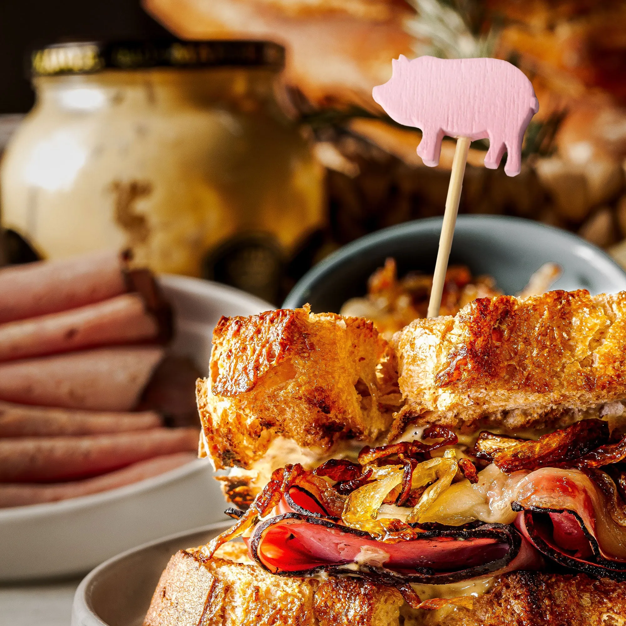 Pig Fancy Cocktail Appetizers Party Picks