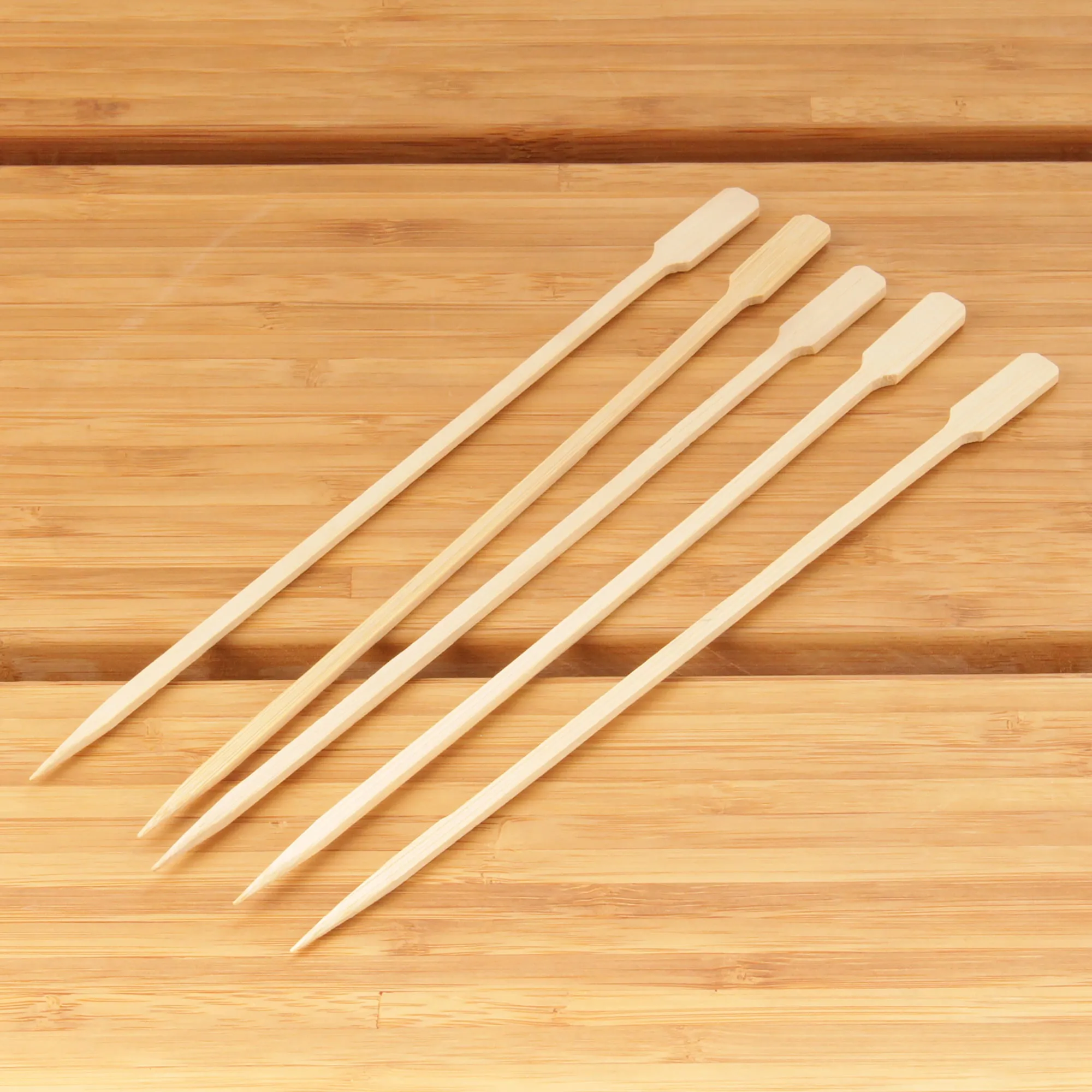 Premium Bamboo Arrow Skewers Picks - Natural Finish