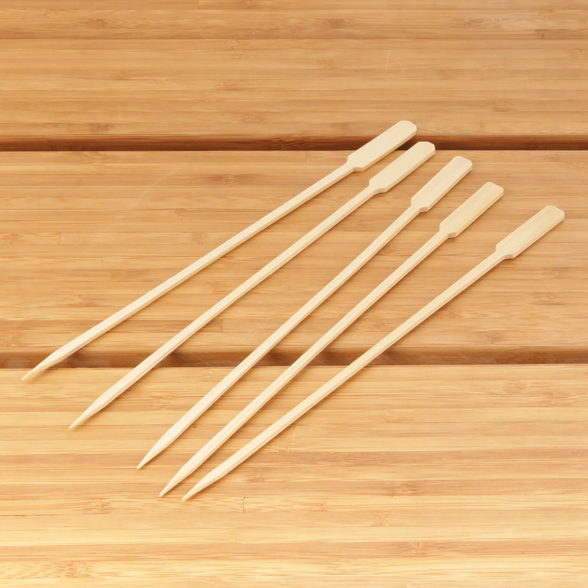 Premium Bamboo Arrow Skewers Picks - Natural Finish
