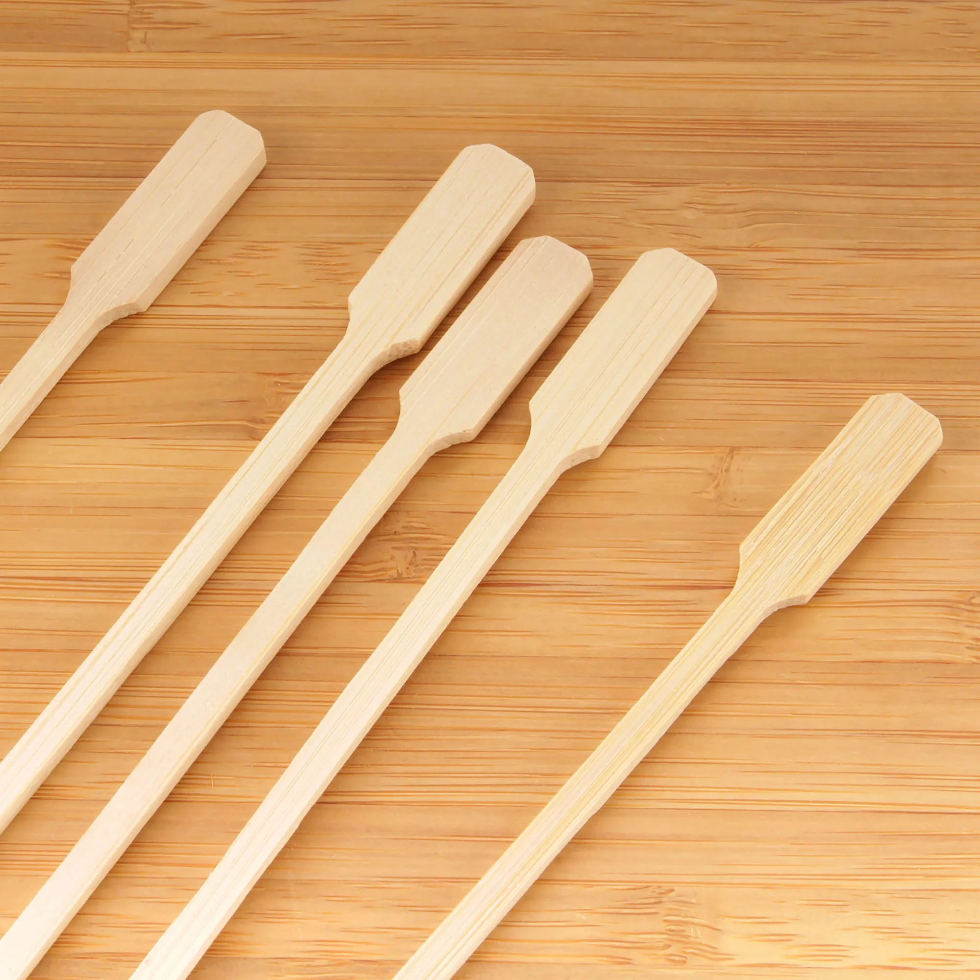 Premium Bamboo Arrow Skewers Picks - Natural Finish