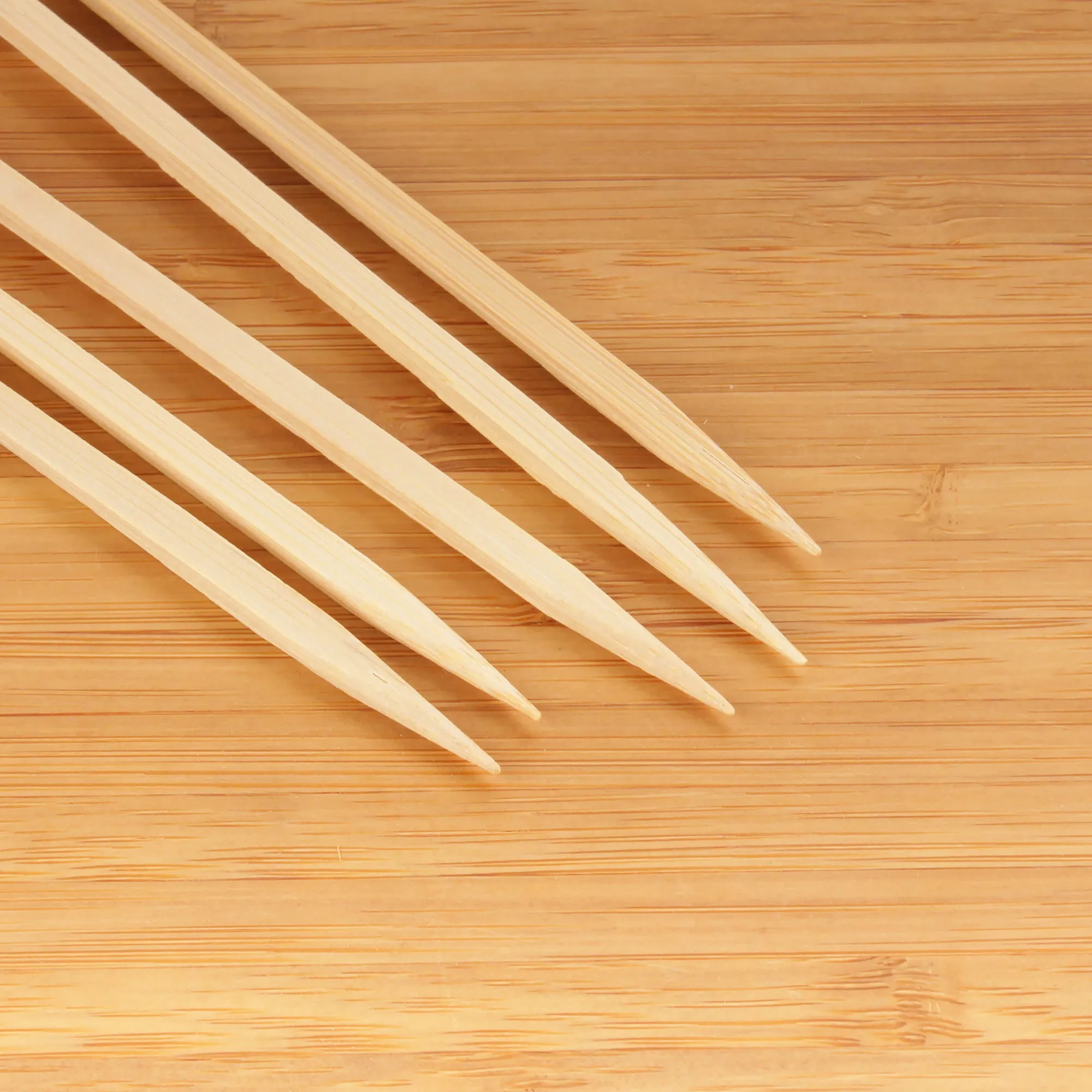 Premium Bamboo Arrow Skewers Picks - Natural Finish