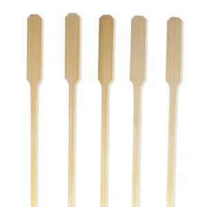 Premium Bamboo Arrow Skewers Picks - Natural Finish