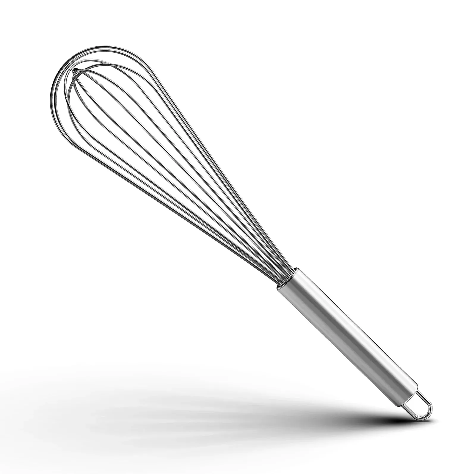 Premium Stainless Steel Balloon Whisk – Non-Stick Wire Whisk for Baking and Cooking (8", 10", 12")