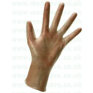Protector Pre Powdered Large Vinyl Gloves per BOX of 100