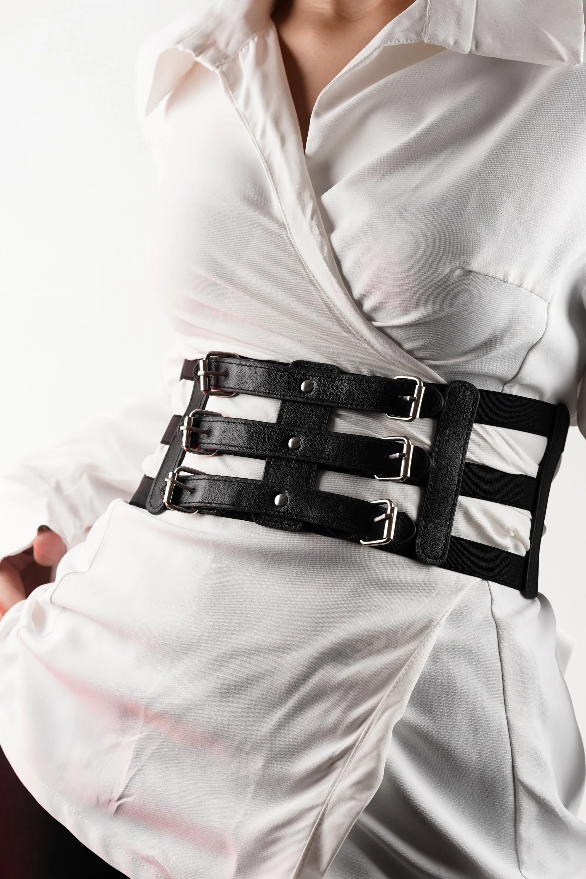 Punk Triplet Buckle Belt