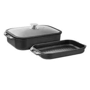 Pyrolux Ignite 3 Piece Double Roaster  & Grill Set