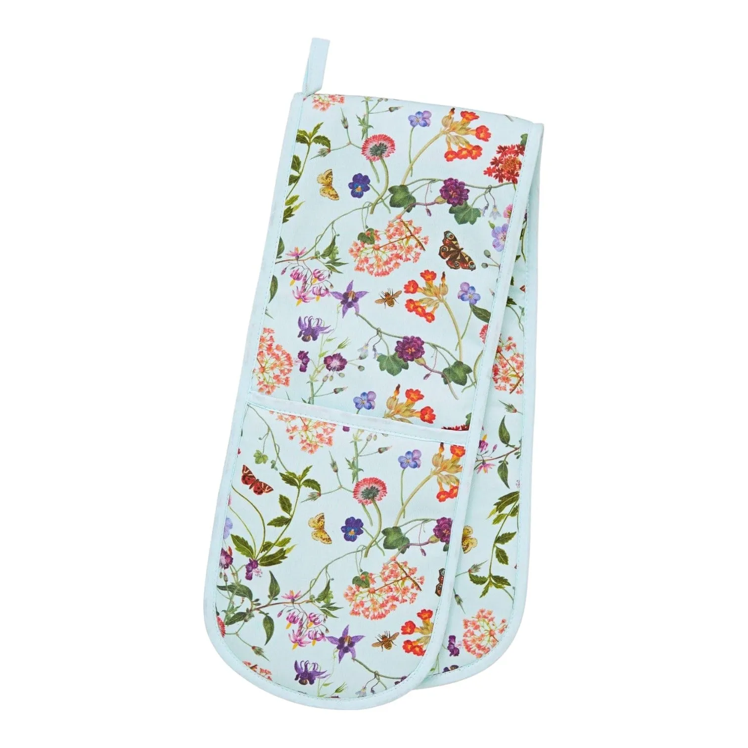RHS Spring Floral Luxury Cotton Double Oven Glove