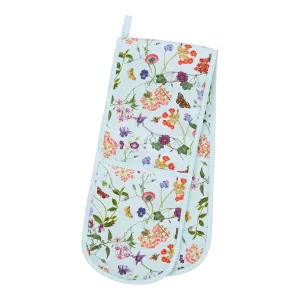 RHS Spring Floral Luxury Cotton Double Oven Glove