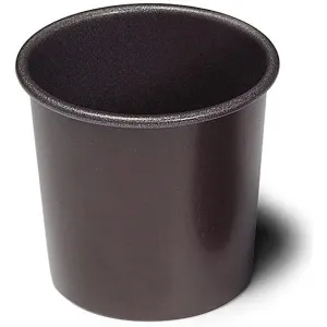 RUM BABA OR DARIOLE MOULD - STAMPED - ROLLED EDGE - NON STIC