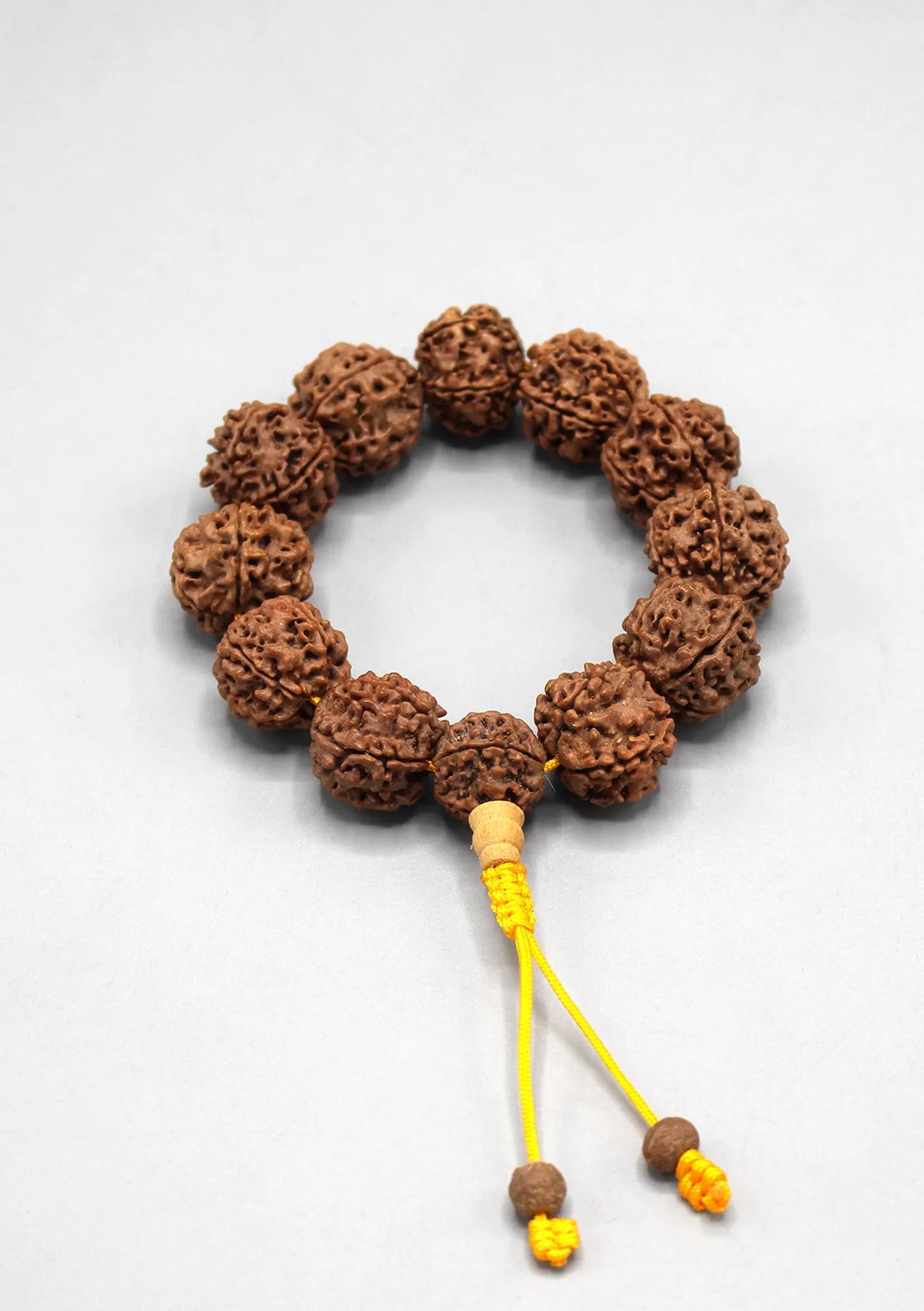 Shiva Rudraksha Large Beads Wrist Mala