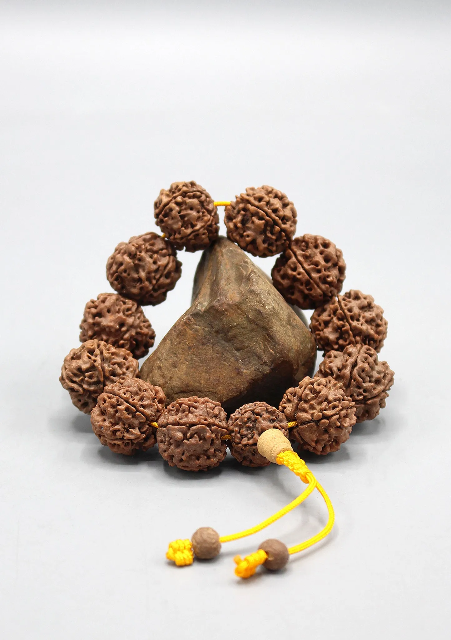 Shiva Rudraksha Large Beads Wrist Mala