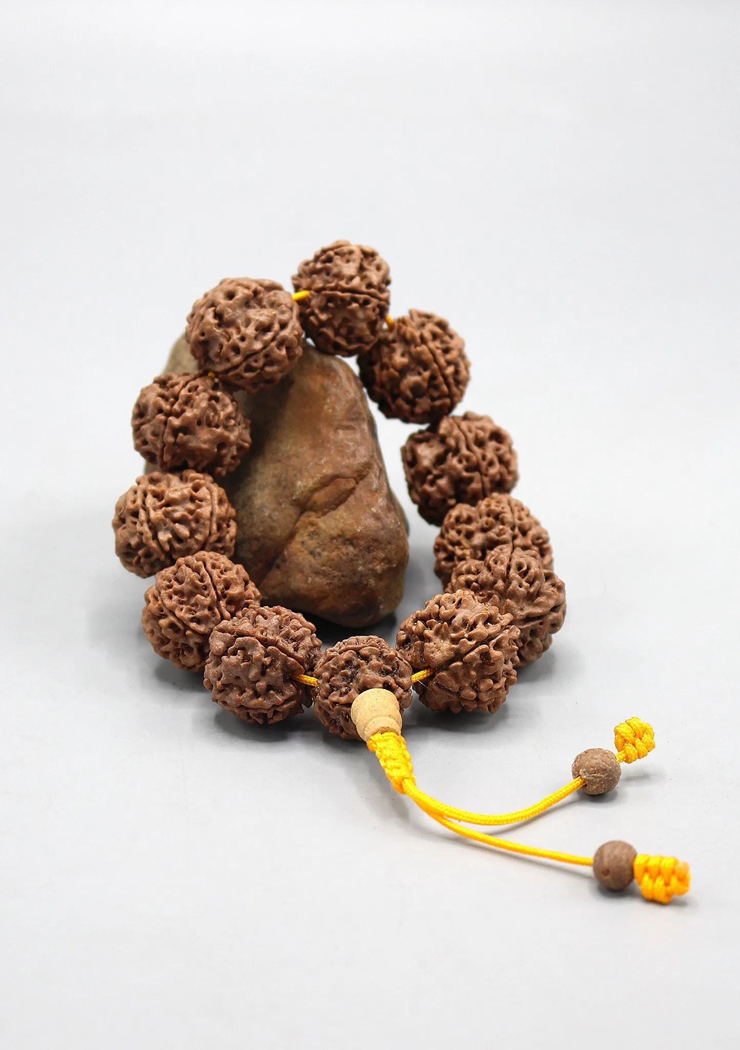 Shiva Rudraksha Large Beads Wrist Mala