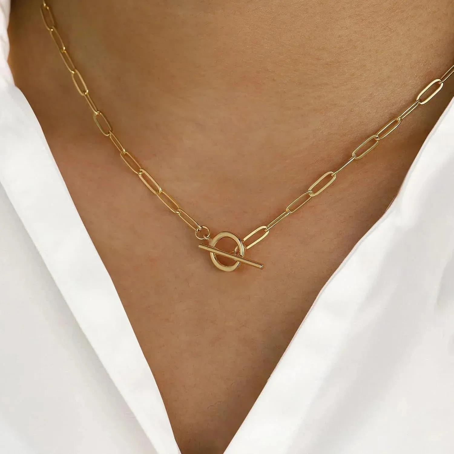 Stainless Steel Jewelry Choker Women's Necklace Trendy Gift