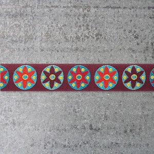 Sue Spargo Ribbon : Ornaments - Burgundy