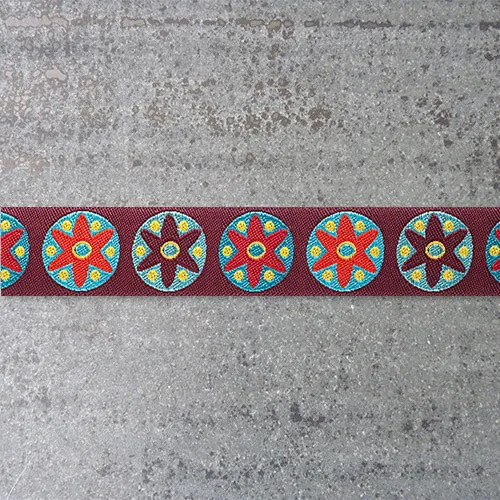 Sue Spargo Ribbon : Ornaments - Burgundy