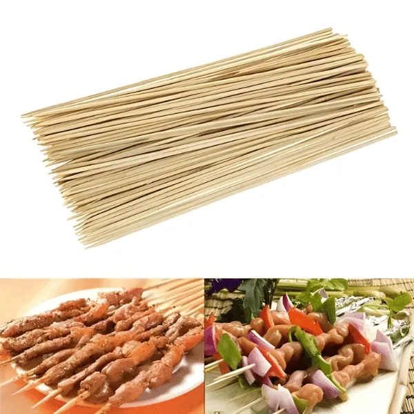 TONG WOOD BBQ STICKS 10INCH