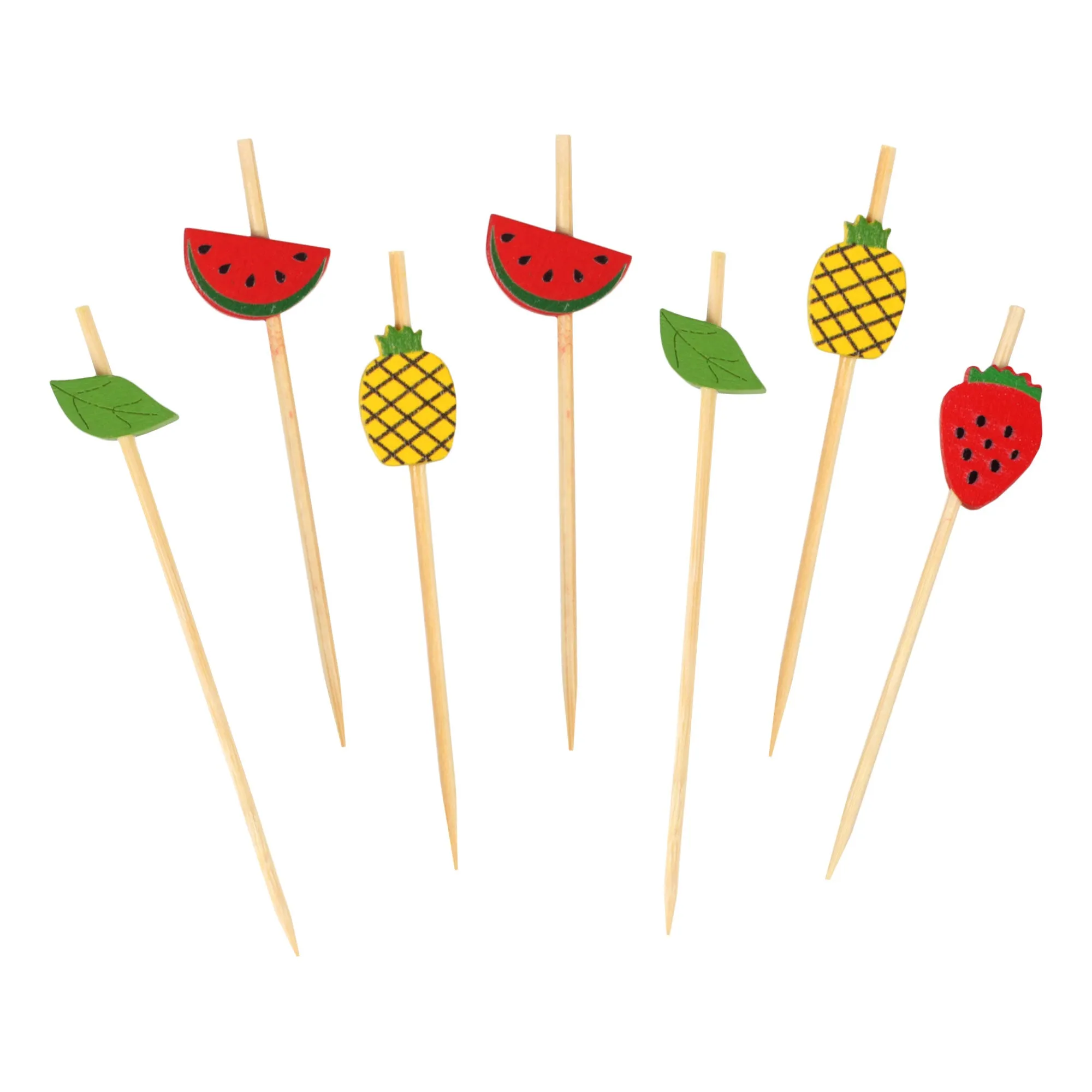 Tropical Fruits Cocktail Picks