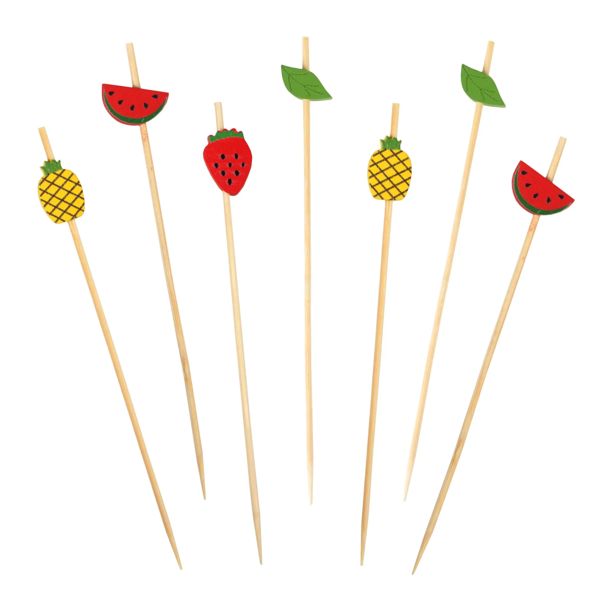 Tropical Fruits Cocktail Picks