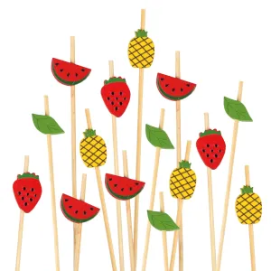 Tropical Fruits Cocktail Picks