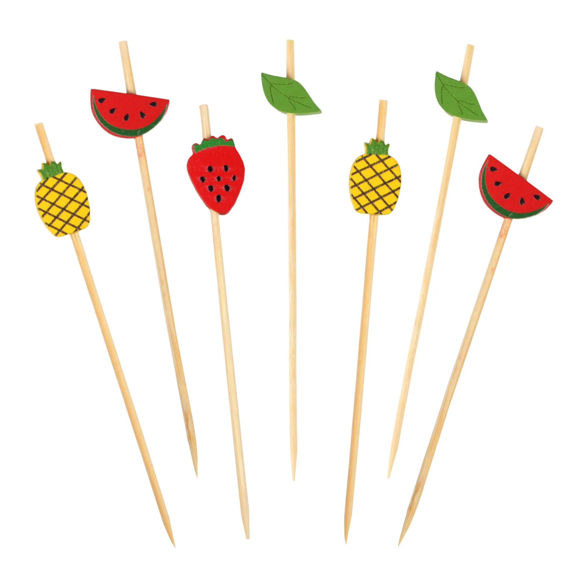 Tropical Fruits Cocktail Picks