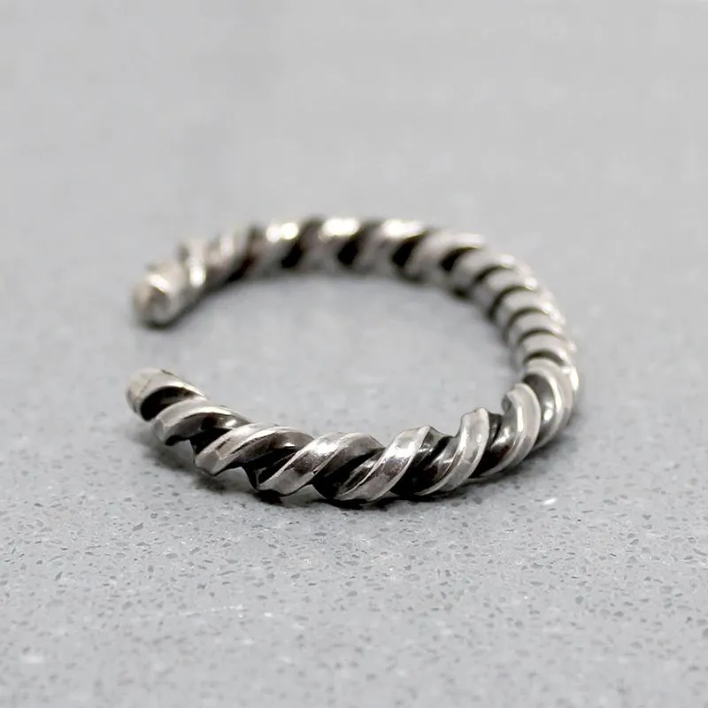 Twisted Sterling Cuff Bracelet