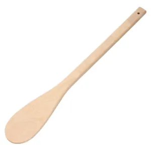 Vogue Wooden Spatula, Round End, 457mm [J112] (Order in item)