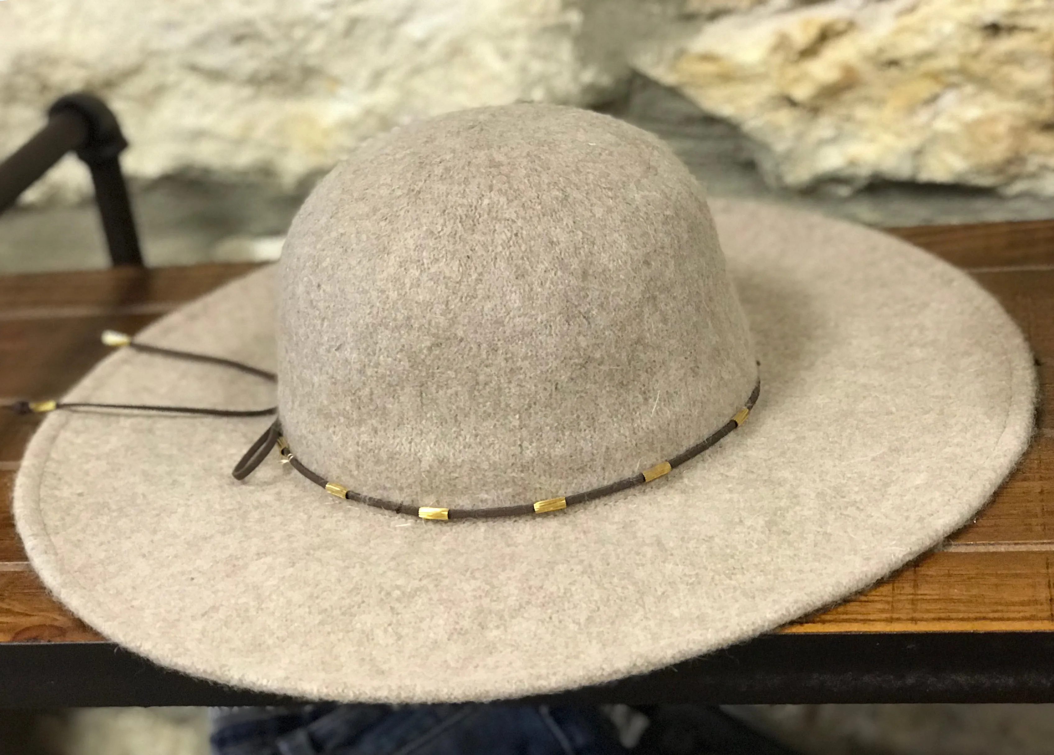 Wool Large Brim Hat